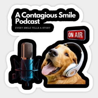 A Contagious Smile Podcast Sticker